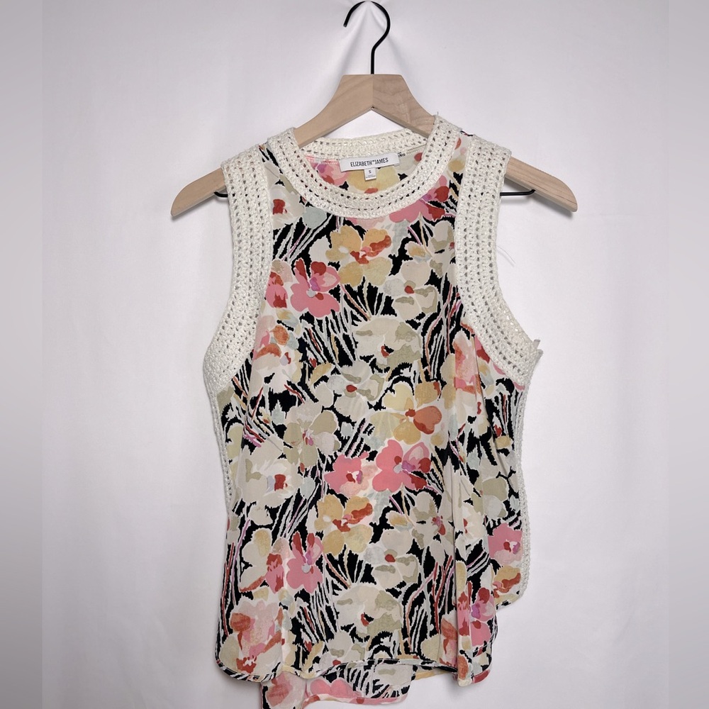 Elizabeth and James Crotchet Floral top